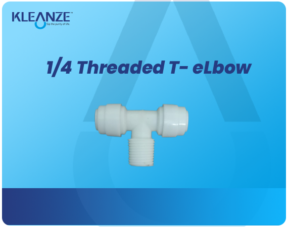 1/4 Threaded T- eLbow