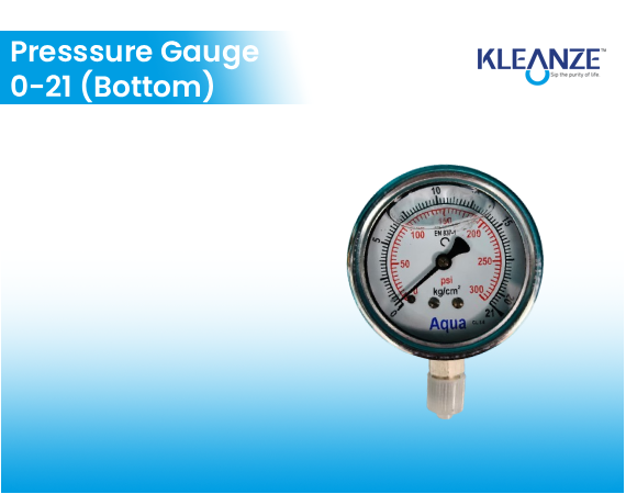 Pressure Gauge 0-21 (Bottom)